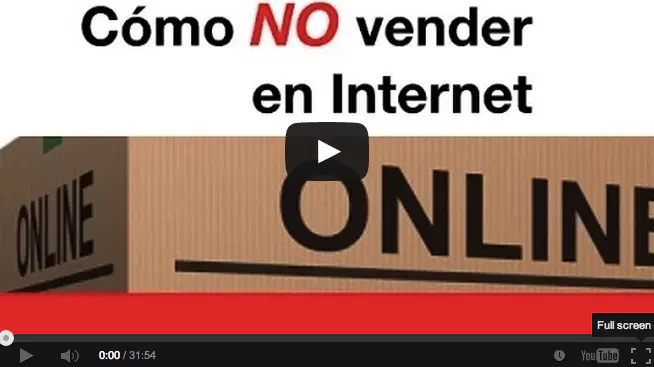 Cómo no vender por internet
